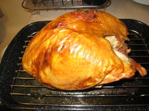 herb-roasted, brined, boned-in turkey breast